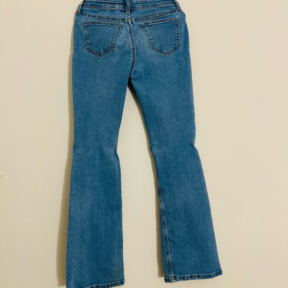 H&M Blue Flare Wide Leg Jeans KIDS US 12 - Picture 3 of 5